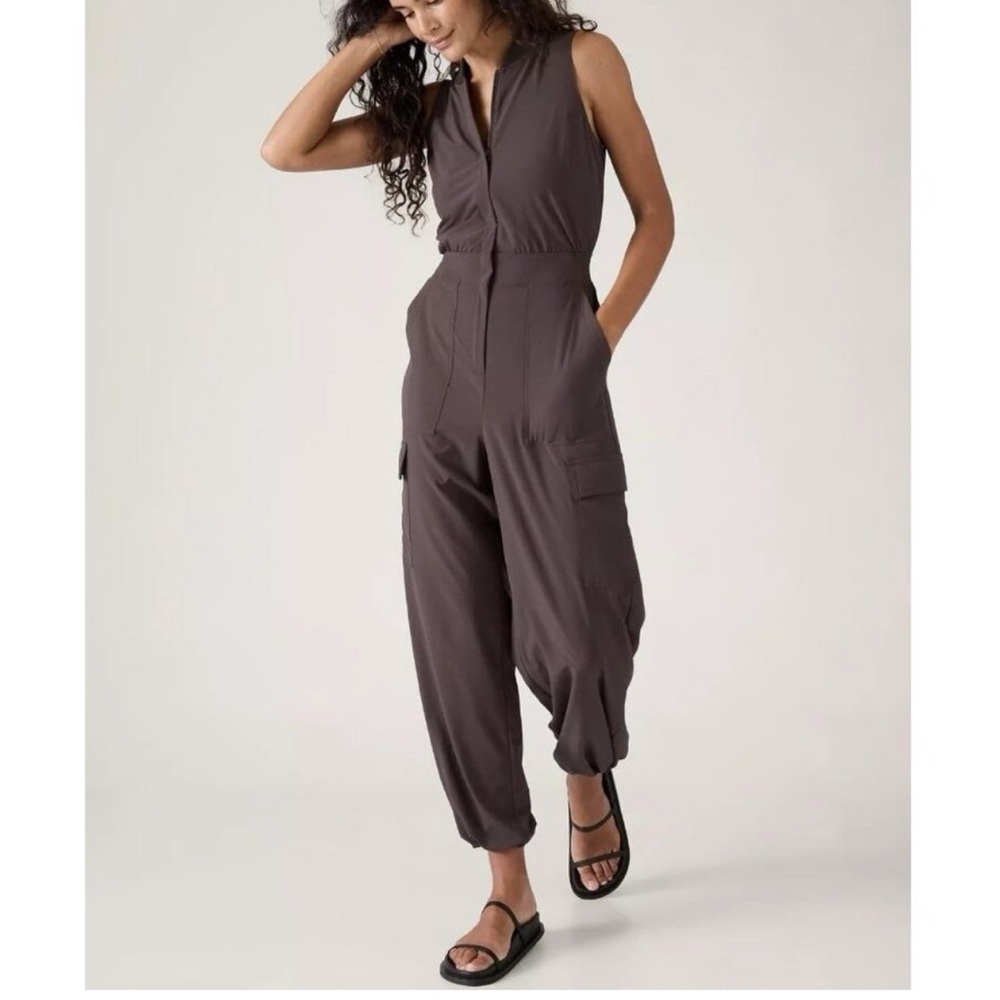 Athleta Brown Jumpsuit
